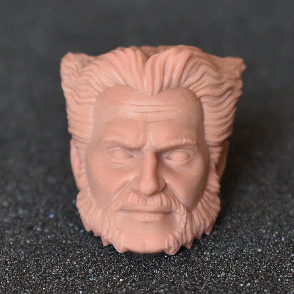 Cavillrine Henry Cavill Wolverine callvorine custom action figure head - Clayman3D