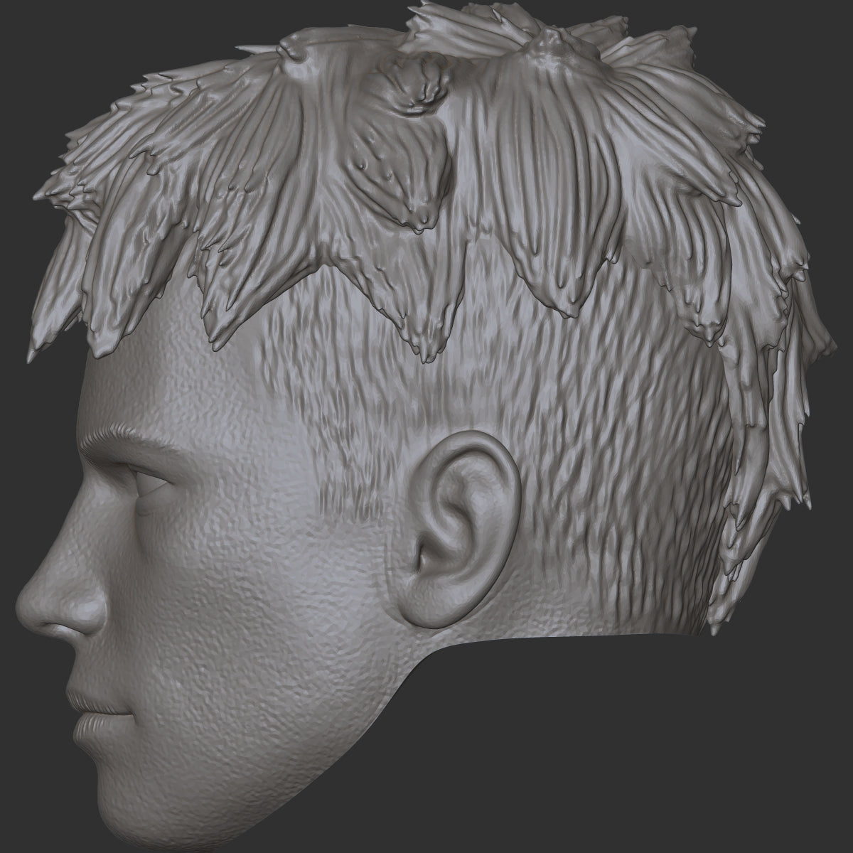 Dante Devil May Cry custom action figure head