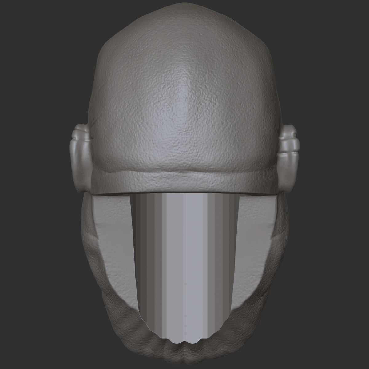 Thanos screaming custom action figure head