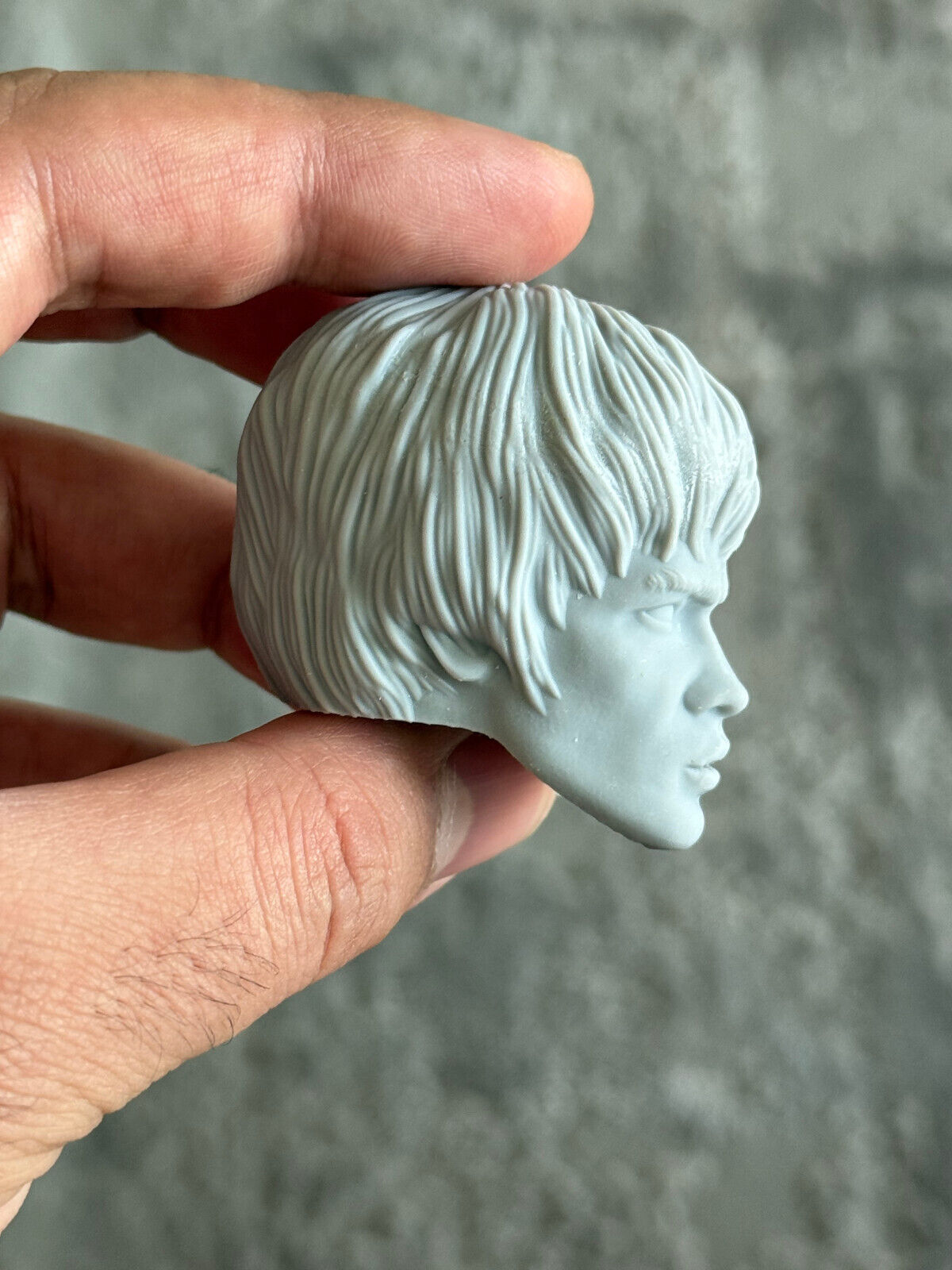 Bruce Lee custom action figure head - Clayman3D