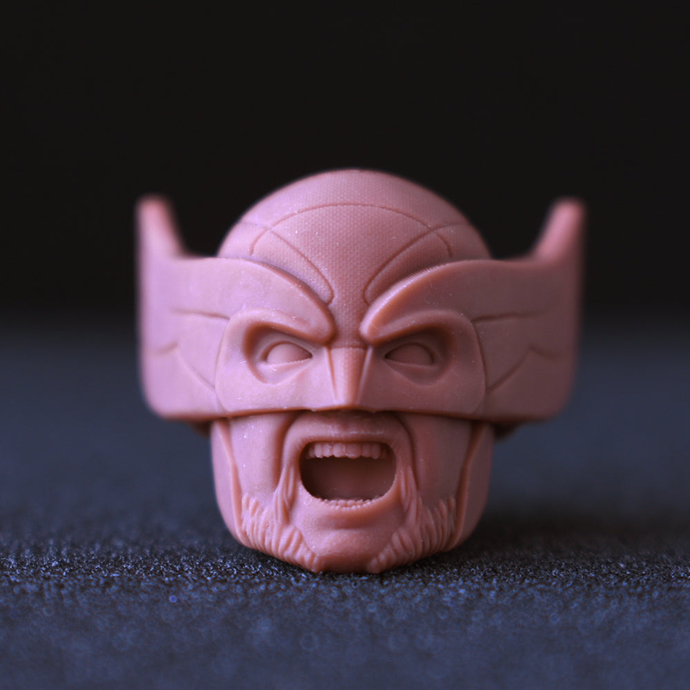 Wolverine from Deadpool & Wolverine custom action figure head - Clayman3D