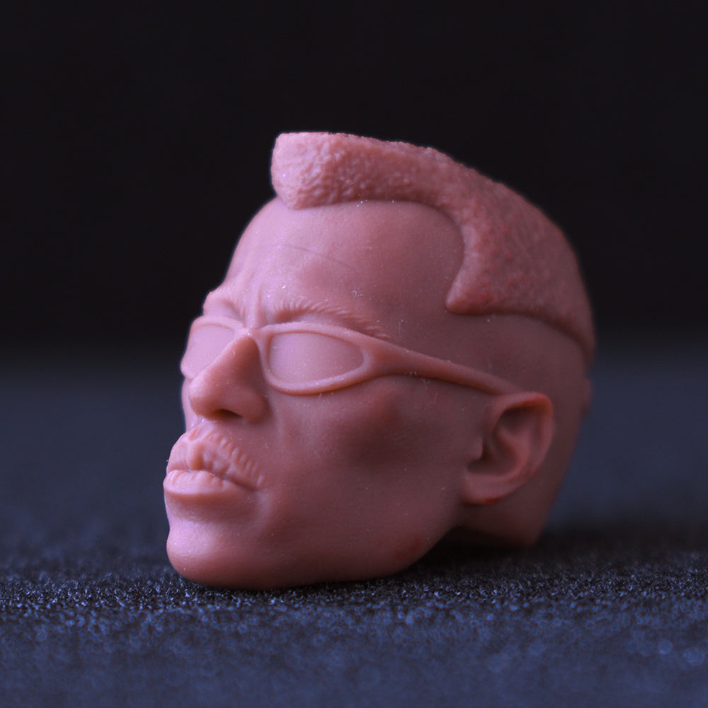 Blade Weslet Snipes custom action figure head - Clayman3D