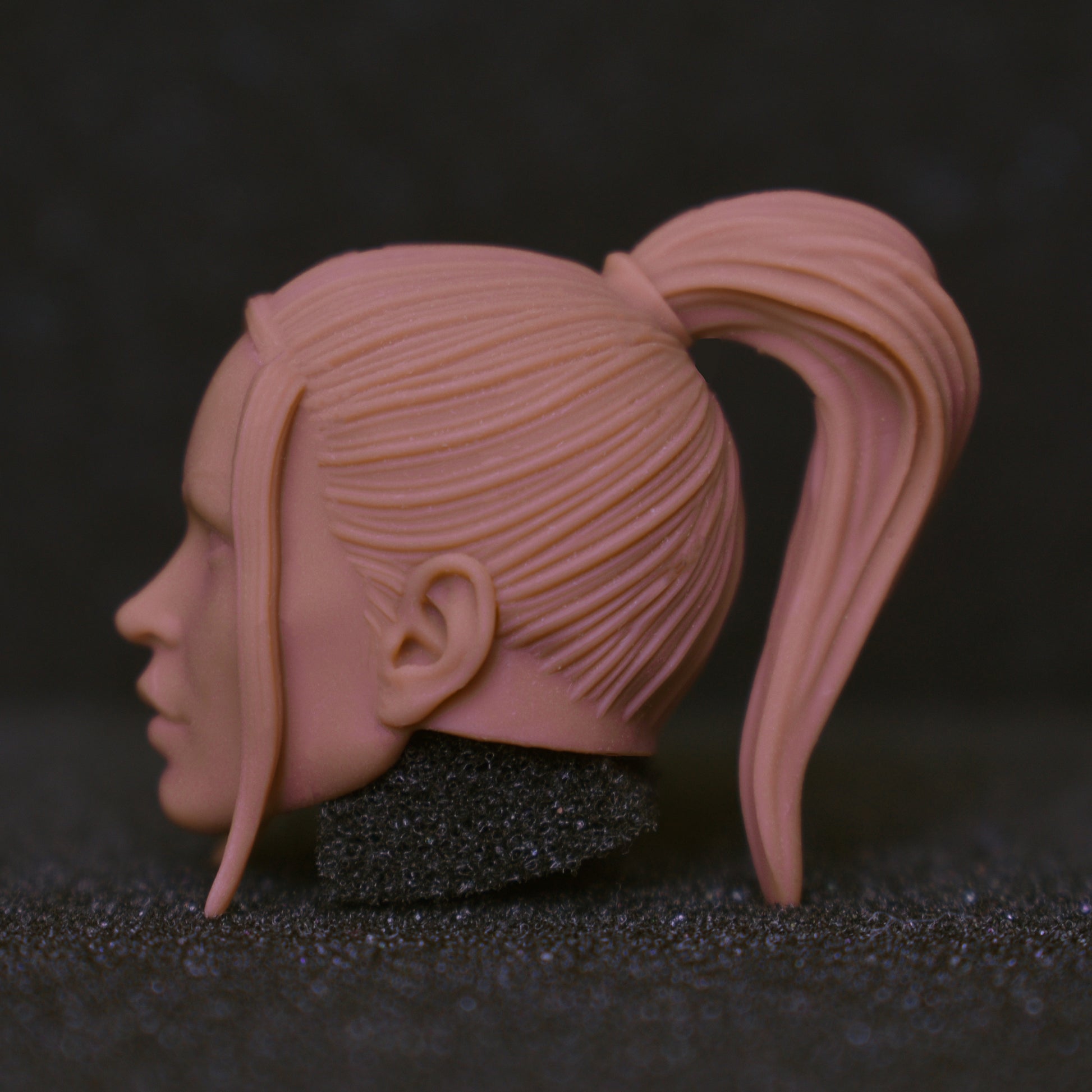Megan Fox custom action figure head - Clayman3D