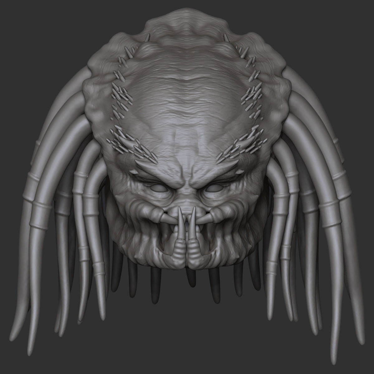 Predator custom action figure head