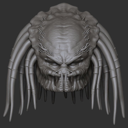 Predator custom action figure head