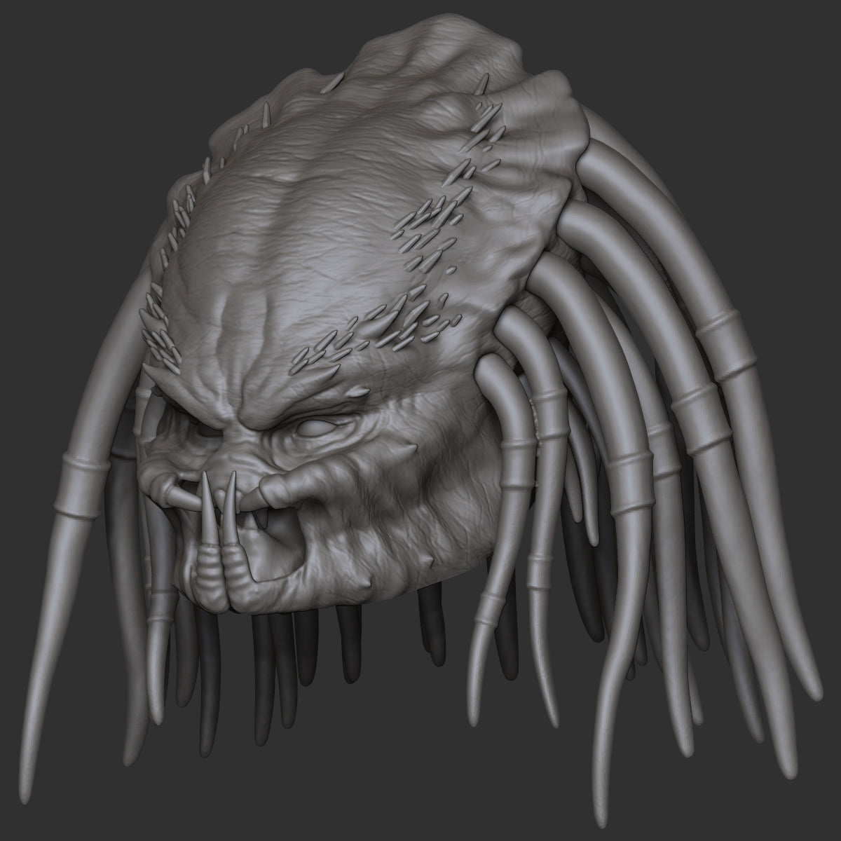 Predator custom action figure head