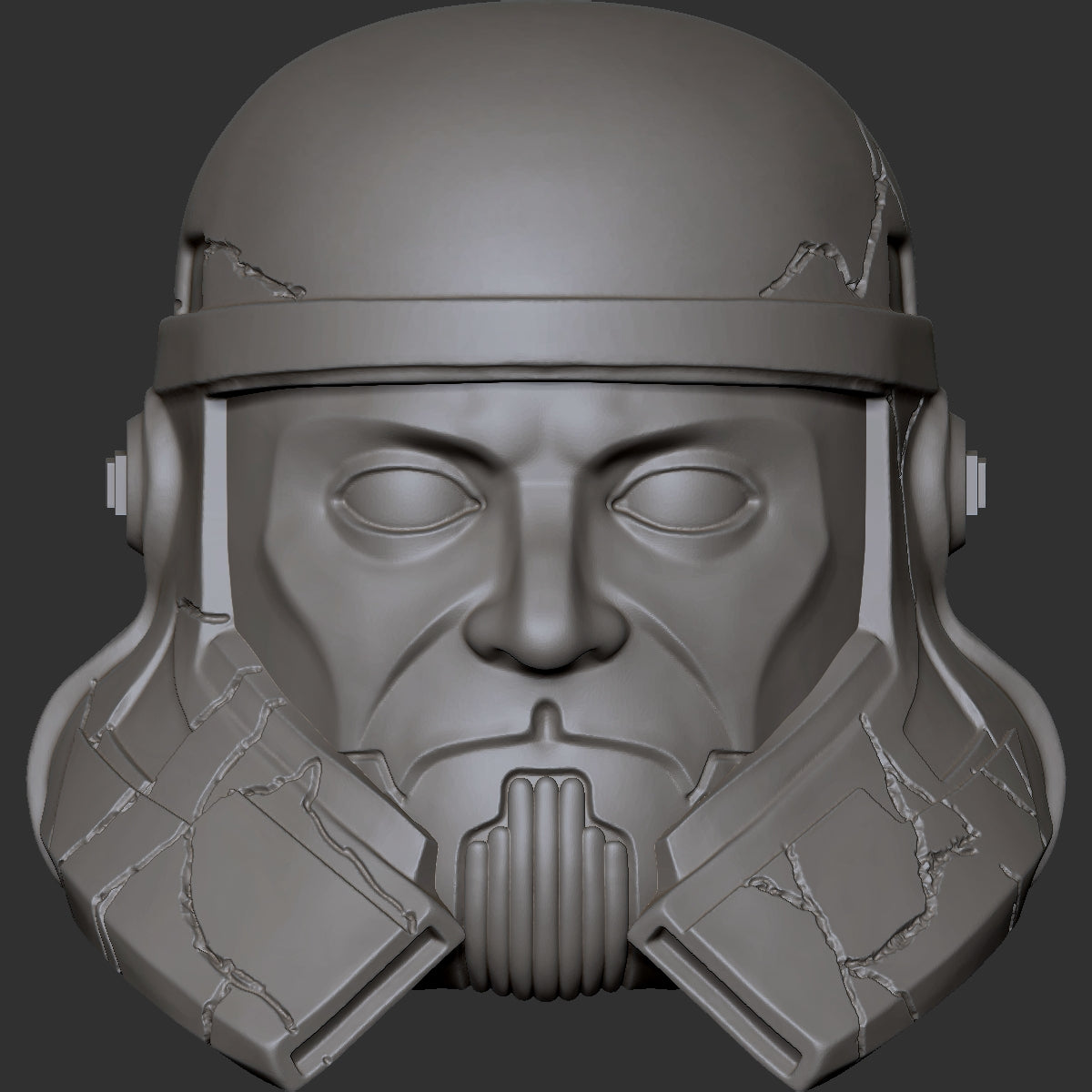 Captain Enoch custom action figure head