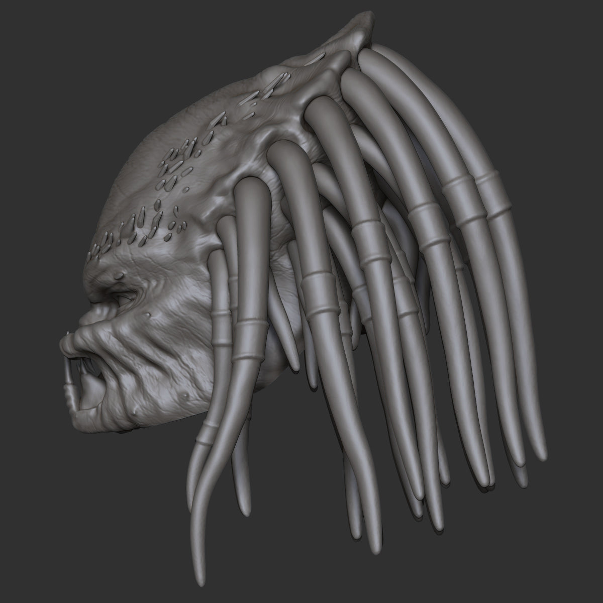 Predator custom action figure head