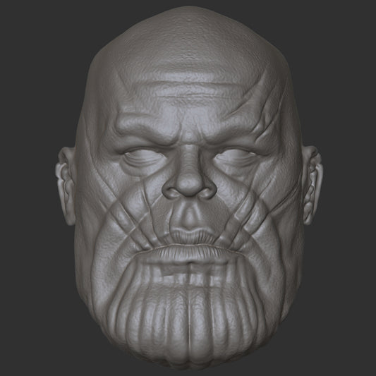 Thanos custom action figure head